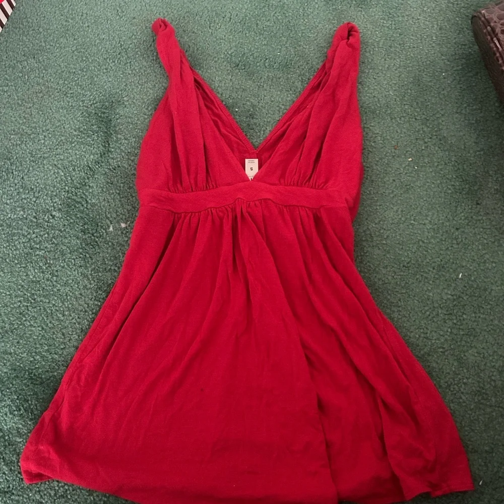 Red babydoll top Bitten by Sarah Jessica Parker - Picture 2 of 4